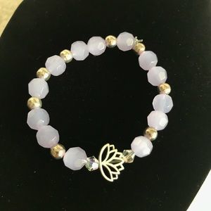 Beaded Lotus Bracelet